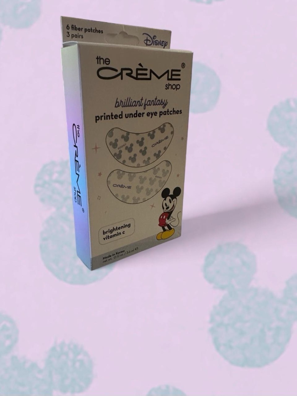 The Creme Shop x Disney Mickey Brilliant Fantasy eye patches | Vitamin C